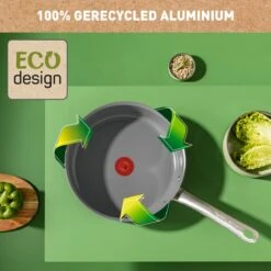 Tefal Renew+ Keramische Hapjespan - Ø 24 Cm - Met Deksel -Merkloos Winkel 1200x1200 1432