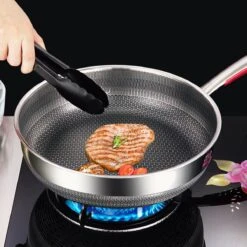 MONFORTT. Hapjespan Ø 28cm Anti-aanbaklaag 7 Lagen Staal Met Deksel -Merkloos Winkel 1200x1200 1437