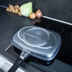 Herenthal Dubbele Grillpan - Ø 28 Cm - Koekenpan - Keramische Pan - Marmeren Coating Met Antiaanbaklaag - PFAS & PFOA Vrij - Pan - Grill - Vermindert Geur, Rook En Oliespatten - Zilver 20 Herenthal Dubbele Grillpan - Ø 28 Cm - Koekenpan - Keramische Pan - Marmeren Coating Met Antiaanbaklaag - PFAS & PFOA Vrij - Pan - Grill - Vermindert Geur, Rook En Oliespatten - Zilver -Merkloos Winkel 1200x1200 1453