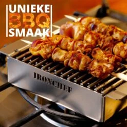 IRONCHEF Lavastenen Grill - Geschikt Voor Gasfornuis - Barbecue - BBQ - Grillplaat - Grilplaat - Bakplaat - Grillpan -Merkloos Winkel 1200x1200 1460