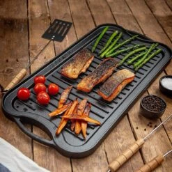 Nuovva Dubbelzijdig Gietijzeren Grillplaat - 50cm X 26cm -Merkloos Winkel 1200x1200 1465