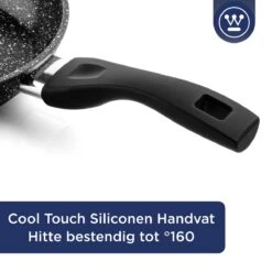 Westinghouse Grillpan - Ø 28 Cm - Zwart Marmer - Geschikt Voor Alle Warmtebronnen Inclusief Inductie - Steakpan Met Antiaanbaklaag- Aluminium -Merkloos Winkel 1200x1200 1492