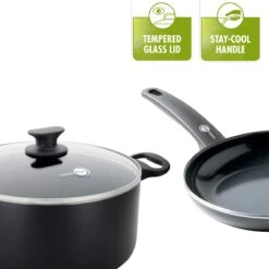 GreenPan Cambridge Grillpan 28cm - Zwart - Inductie - PFAS-vrij -Merkloos Winkel 1200x1200 1495