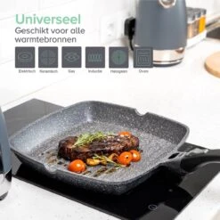 Coninx Grillpan 28CM - Steakpan - Afneembare Handgreep - PFAS-vrij - Grijs 11 Coninx Grillpan 28CM - Steakpan - Afneembare Handgreep - PFAS-vrij - Grijs -Merkloos Winkel 1200x1200 1524