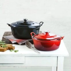 Le Creuset Braadpan Faitout Tradition Kersenrood - ø 24 Cm / 3 Liter -Merkloos Winkel 1200x1200 1543