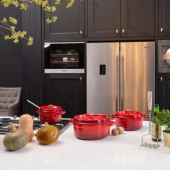 Sola Braadpan Gietijzer - Ø 20 Cm - Oranje/Rood - Gietijzer - Extra Zware Bodem -Merkloos Winkel 1200x1200 1550