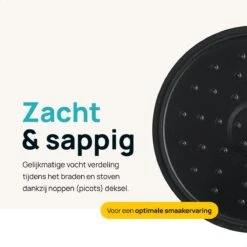 MOA Gietijzeren Braadpan - Inhoud 4,75 Liter - 26CM - Rond - Alle Warmtebronnen - Ook Voor Inductie - Gewicht 5,8 Kg - Bordeaux Rood - MC26BR -Merkloos Winkel 1200x1200 1559