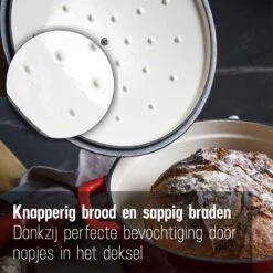 Daumonet Carême Rouge Gietijzeren Braadpan - Sudderpan Kersen Rood - Rond - Ø26 Cm - 4,4 Liter - PFAS & PFOA Vrij - Emaille - Geschikt Voor Alle Warmtebronnen - Elektrisch - Gas - Halogeen - Inductie - Keramisch - Vaatwasserbestendig 12 Daumonet Carême Rouge Gietijzeren Braadpan - Sudderpan Kersen Rood - Rond - Ø26 Cm - 4,4 Liter - PFAS & PFOA Vrij - Emaille - Geschikt Voor Alle Warmtebronnen - Elektrisch - Gas - Halogeen - Inductie - Keramisch - Vaatwasserbestendig -Merkloos Winkel 1200x1200 1616