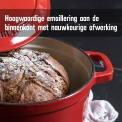 Daumonet Carême Rouge Gietijzeren Braadpan - Sudderpan Kersen Rood - Rond - Ø26 Cm - 4,4 Liter - PFAS & PFOA Vrij - Emaille - Geschikt Voor Alle Warmtebronnen - Elektrisch - Gas - Halogeen - Inductie - Keramisch - Vaatwasserbestendig 18 Daumonet Carême Rouge Gietijzeren Braadpan - Sudderpan Kersen Rood - Rond - Ø26 Cm - 4,4 Liter - PFAS & PFOA Vrij - Emaille - Geschikt Voor Alle Warmtebronnen - Elektrisch - Gas - Halogeen - Inductie - Keramisch - Vaatwasserbestendig -Merkloos Winkel 1200x1200 1621