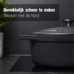 Gietijzeren Braadpan - Sudderpan Zwart Van Daumonet - Ovaal - Ø 29 Cm - 3 Liter - 100% PFAS & PFOA Vrij - Emaille - Geschikt Voor Alle Warmtebronnen - Elektrisch - Gas - Halogeen - Inductie - Keramisch - Vaatwasserbestendig 16 Gietijzeren Braadpan - Sudderpan Zwart Van Daumonet - Ovaal - Ø 29 Cm - 3 Liter - 100% PFAS & PFOA Vrij - Emaille - Geschikt Voor Alle Warmtebronnen - Elektrisch - Gas - Halogeen - Inductie - Keramisch - Vaatwasserbestendig -Merkloos Winkel 1200x1200 1629