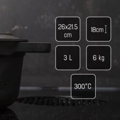 Gietijzeren Braadpan - Sudderpan Zwart Van Daumonet - Ovaal - Ø 29 Cm - 3 Liter - 100% PFAS & PFOA Vrij - Emaille - Geschikt Voor Alle Warmtebronnen - Elektrisch - Gas - Halogeen - Inductie - Keramisch - Vaatwasserbestendig 18 Gietijzeren Braadpan - Sudderpan Zwart Van Daumonet - Ovaal - Ø 29 Cm - 3 Liter - 100% PFAS & PFOA Vrij - Emaille - Geschikt Voor Alle Warmtebronnen - Elektrisch - Gas - Halogeen - Inductie - Keramisch - Vaatwasserbestendig -Merkloos Winkel 1200x1200 1631