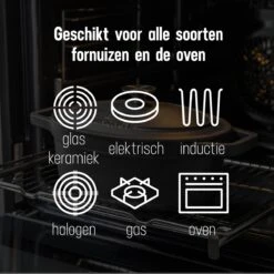 Gietijzeren Braadpan - Sudderpan Zwart Van Daumonet - Ovaal - Ø 29 Cm - 3 Liter - 100% PFAS & PFOA Vrij - Emaille - Geschikt Voor Alle Warmtebronnen - Elektrisch - Gas - Halogeen - Inductie - Keramisch - Vaatwasserbestendig 21 Gietijzeren Braadpan - Sudderpan Zwart Van Daumonet - Ovaal - Ø 29 Cm - 3 Liter - 100% PFAS & PFOA Vrij - Emaille - Geschikt Voor Alle Warmtebronnen - Elektrisch - Gas - Halogeen - Inductie - Keramisch - Vaatwasserbestendig -Merkloos Winkel 1200x1200 1633