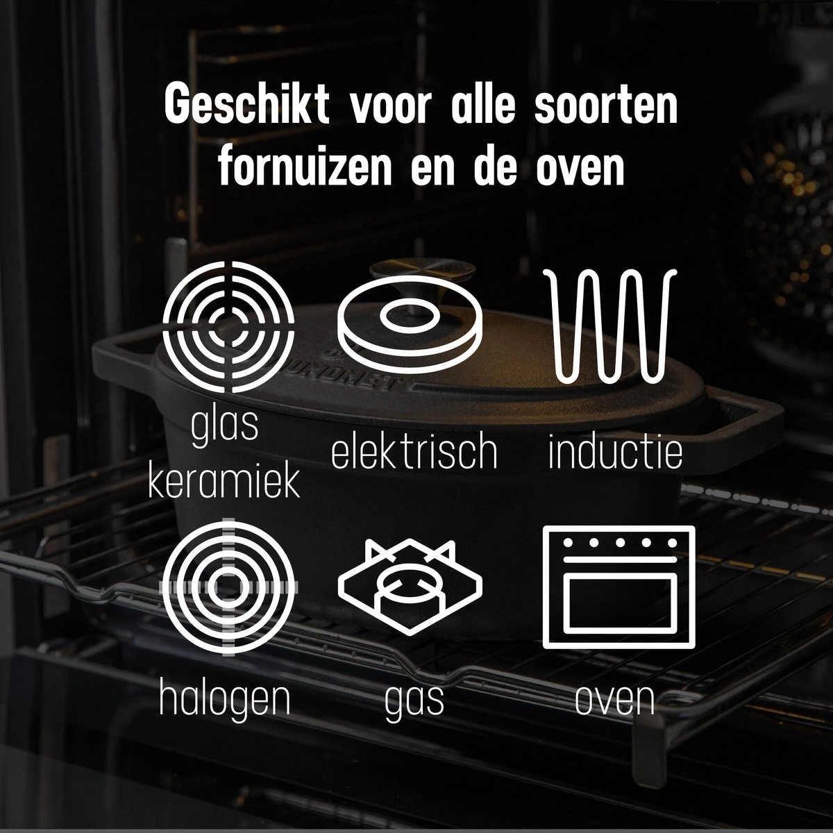 Gietijzeren Braadpan - Sudderpan Zwart Van Daumonet - Ovaal - Ø 29 Cm - 3 Liter - 100% PFAS & PFOA Vrij - Emaille - Geschikt Voor Alle Warmtebronnen - Elektrisch - Gas - Halogeen - Inductie - Keramisch - Vaatwasserbestendig 10 Gietijzeren Braadpan - Sudderpan Zwart Van Daumonet - Ovaal - Ø 29 Cm - 3 Liter - 100% PFAS & PFOA Vrij - Emaille - Geschikt Voor Alle Warmtebronnen - Elektrisch - Gas - Halogeen - Inductie - Keramisch - Vaatwasserbestendig - Afbeelding 10