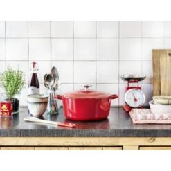 BK Bourgogne Braadpan Ø 28 Cm - Rood - Gietijzer - Inductie -Merkloos Winkel 1200x1200 1659