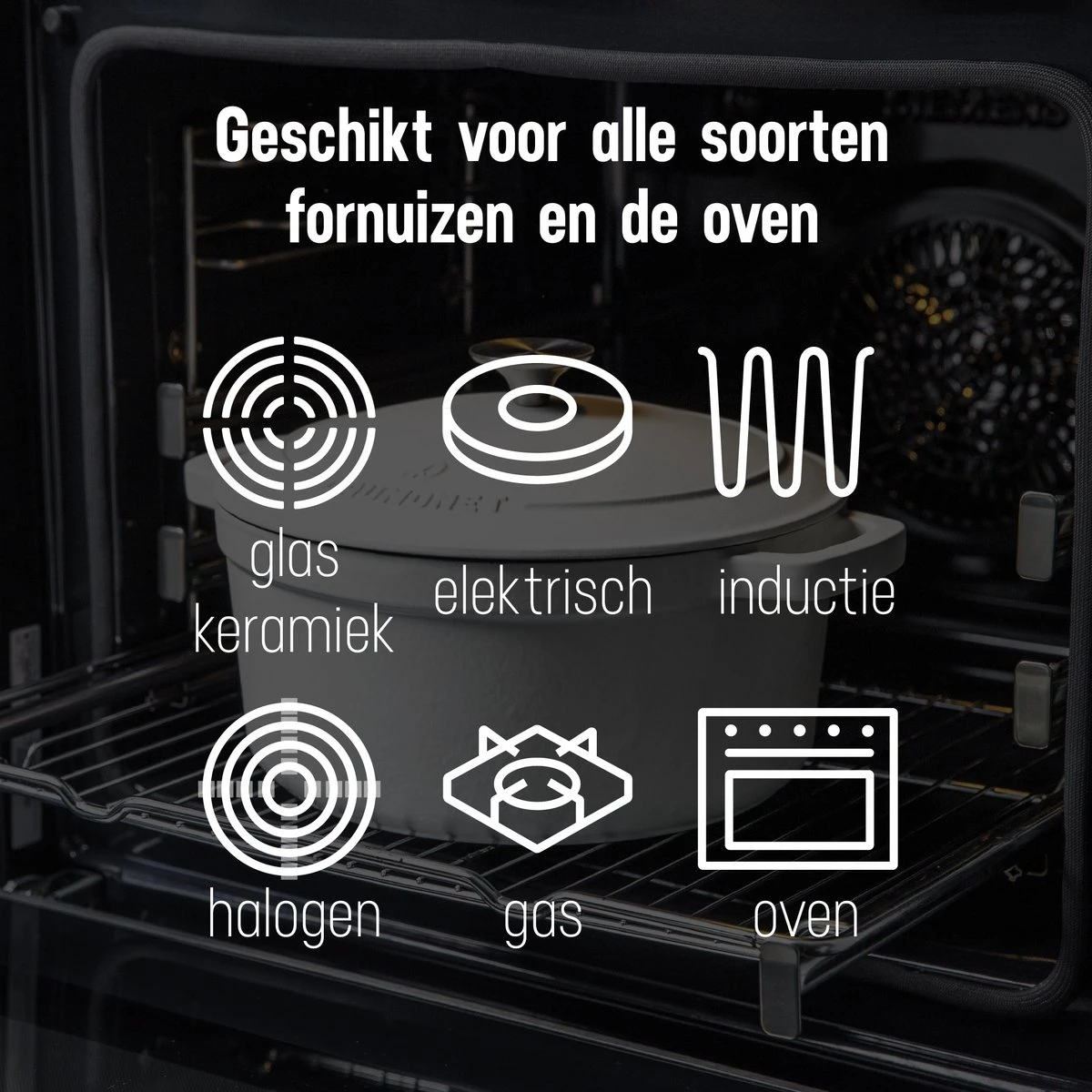 Daumonet Carême Blanc Gietijzeren Braadpan - Sudderpan Wit - Rond - Ø 26 Cm - 4,4 Liter - 100% PFAS & PFOA Vrij - Emaille - Geschikt Voor Alle Warmtebronnen - Elektrisch - Gas - Halogeen - Inductie - Keramisch - Vaatwasserbestendig 8 Daumonet Carême Blanc Gietijzeren Braadpan - Sudderpan Wit - Rond - Ø 26 Cm - 4,4 Liter - 100% PFAS & PFOA Vrij - Emaille - Geschikt Voor Alle Warmtebronnen - Elektrisch - Gas - Halogeen - Inductie - Keramisch - Vaatwasserbestendig - Afbeelding 8