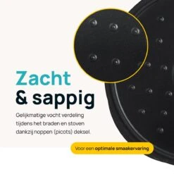 MOA Gietijzeren Braadpan - Inhoud 4,75 Liter - 26CM - Rond - Alle Warmtebronnen - Ook Voor Inductie - Gewicht 5,8 Kg - Olijfgroen - MC26OG -Merkloos Winkel 1200x1200 1699