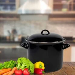 Orange85 Soeppan - Stamppot Pan - Inductie - Zwart - 8 Liter - Staal - Alle Warmtebronnen -Merkloos Winkel 1200x1200 1725