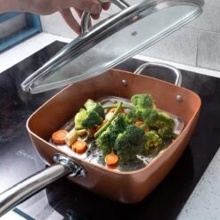 Nuovva Koperen Frituurpan, Met Diepe Zijkanten & Deksel -Merkloos Winkel 1200x1200 1816