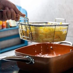 Nuovva Koperen Frituurpan, Met Diepe Zijkanten & Deksel -Merkloos Winkel 1200x1200 1820