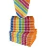 Homéé® Vaatdoeken Regenboog Gestreept - Set Van 20 Stuks 35x35cm 100% Katoenen Badstof