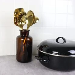 Orange85 Keukengerei Set - 5-delig - Goud - Schuimspaan - Spaghettilepel - Soeplepel - Spatel - Opscheplepel -Merkloos Winkel 1200x1200 1948