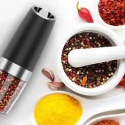 Peper- En Zoutmolen Set Elektrisch - Kruidenmolen Geschikt Voor Alle Specerijen - 20cm - RVS - Set Van 2 Stuks -Merkloos Winkel 1200x1200 1953