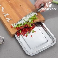 Excellent Houseware Bamboe Snijplank - Met Opvangbak -Merkloos Winkel 1200x1200 1980