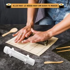 First Rate 16-Delige Sushi Set – XXL Sushi Set Met Bazooka – Snel En Makkelijk Sushi Maken – Sushi Maker – Sushi Kit – Sushi Set – Sushi Maker Set – Sushi Maker Bazooka – Sushi Roller – Sushi Rol Maker – XXL Sushi Set – Inclusief E-Book – Duurzaam -Merkloos Winkel 1200x1200 2001