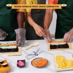 First Rate 16-Delige Sushi Set – XXL Sushi Set Met Bazooka – Snel En Makkelijk Sushi Maken – Sushi Maker – Sushi Kit – Sushi Set – Sushi Maker Set – Sushi Maker Bazooka – Sushi Roller – Sushi Rol Maker – XXL Sushi Set – Inclusief E-Book – Duurzaam -Merkloos Winkel 1200x1200 2002
