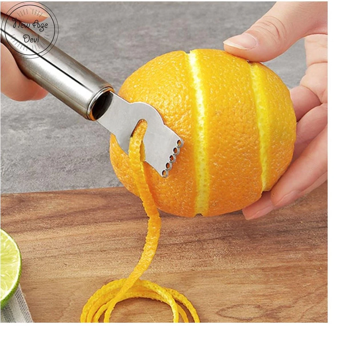 Citroen Limoen Zester Dunschiller Rvs Citroen Rasp Citrus Fruit Rasp Peeling Mes Keuken Gadgets Bar Accessoires 5 Citroen Limoen Zester Dunschiller Rvs Citroen Rasp Citrus Fruit Rasp Peeling Mes Keuken Gadgets Bar Accessoires - Afbeelding 5