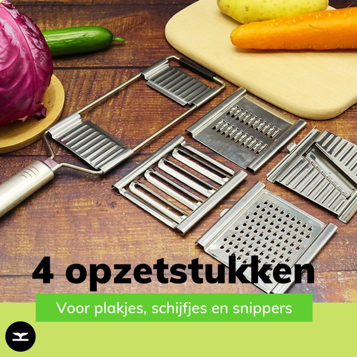 Merkloos Groentesnijder 4-in-1 Rasp - Mandoline – Julienne - Groentensnijder – 4 Opzetstukken – Vaatwasserbestendig – Handmatig Snijden, Schaven En Raspen - Foodprocessor - Keukengereedschap - Multifunctioneel 6 Merkloos Groentesnijder 4-in-1 Rasp - Mandoline – Julienne - Groentensnijder – 4 Opzetstukken – Vaatwasserbestendig – Handmatig Snijden, Schaven En Raspen - Foodprocessor - Keukengereedschap - Multifunctioneel - Afbeelding 6