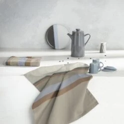 DDDDD Rico - 2 Theedoeken & 2 Keukendoeken - Sand -Merkloos Winkel 1200x1200 212