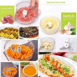 Doogo® Groentesnijder Met Trekkoord – Hakmolen – 900 ML – Groentehakker – Kruidenmolen – Uiensnijder – Pink -Merkloos Winkel 1200x1200 2128