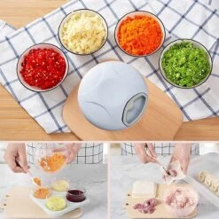 Doogo® Groentesnijder Met Trekkoord – Hakmolen – 900 ML – Groentehakker – Kruidenmolen – Uiensnijder – Pink -Merkloos Winkel 1200x1200 2130