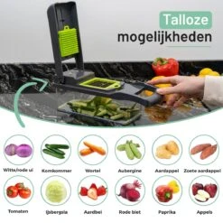 Triple J® Multi Functionele Mandoline Keukensnijder - Groentesnijder - Keukenmachine - Snijmachine - Rasp - Keuken Accessoires -Merkloos Winkel 1200x1200 2144