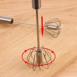 LOUZIR Semi Automatische Garde Van Roestvrij Staal - Beslag Klopper - Staafmixer - Mixer - Zilver -Merkloos Winkel 1200x1200 2154