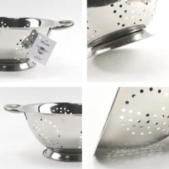 Veluw Vergiet Op Voet - 2 Grepen - Ø24 X (H)11cm - Vergiet RVS - Keukengerei - Zeven -Merkloos Winkel 1200x1200 2175