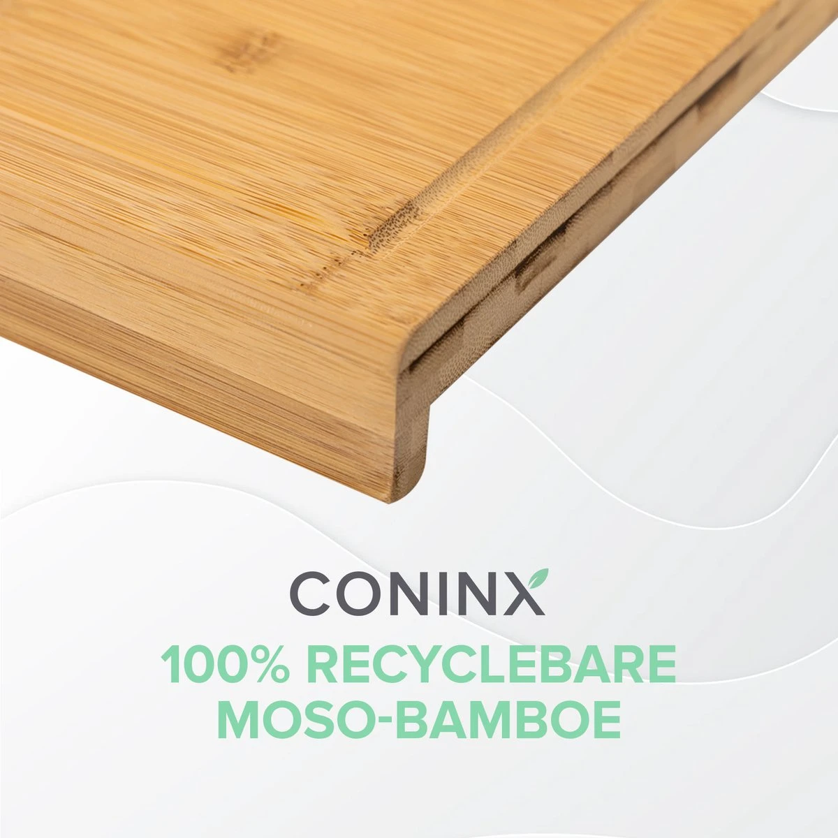 Houten Snijplank Coninx Voor Werkblad Of Tafel | Snijplank Met Steunrand En Sapgroef | 45x30CM | 2,5CM Dik | Bamboe 4 Houten Snijplank Coninx Voor Werkblad Of Tafel | Snijplank Met Steunrand En Sapgroef | 45x30CM | 2,5CM Dik | Bamboe - Afbeelding 4