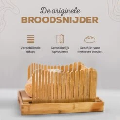 JPR Broodsnijder Hulpmiddel - Broodsnijder Bamboe - Broodsnijplank - Broodbakken - Inclusief Broodmes -Merkloos Winkel 1200x1200 2193