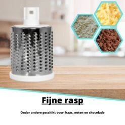 Mandoline Groentesnijder- Slicer Dicer - Rasper - Keukensnijder - Kaasrasp – Trommelrasp - Blauw -Merkloos Winkel 1200x1200 2229