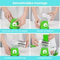 Mandoline Groentesnijder- Slicer Dicer - Rasper - Keukensnijder - Kaasrasp – Trommelrasp - Blauw -Merkloos Winkel 1200x1200 2232