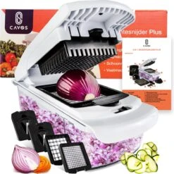 Cavos - Multifunctionele Groentesnijder - Mandoline - Uiensnijder - Frietsnijder - Rasp - Vlijmscherp - BPA-vrij 17 Cavos - Multifunctionele Groentesnijder - Mandoline - Uiensnijder - Frietsnijder - Rasp - Vlijmscherp - BPA-vrij -Merkloos Winkel 1200x1200 2271