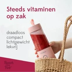 Merkloos Mini Blender - Smoothie Maker - Compact Blender - Draagbare Blender - Oplaadbare Mini Blender - Portable Blender - Draagbare Mini Blender - Lichtgewicht - Vitamer 4 Bladen - Fruit Juicer - Fruit Blender - Blender - Blender - Blenders - Keukenmachines -Merkloos Winkel 1200x1200 2291