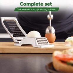 Bikolo - Eiersnijder - Champignonsnijder - Eierschaal Snijder - Eierwekker - Egg Timer - Inclusief Luxe Cadeauverpakking + E-Book Kookboek -Merkloos Winkel 1200x1200 2346