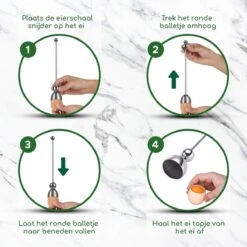 Bikolo - Eiersnijder - Champignonsnijder - Eierschaal Snijder - Eierwekker - Egg Timer - Inclusief Luxe Cadeauverpakking + E-Book Kookboek -Merkloos Winkel 1200x1200 2349