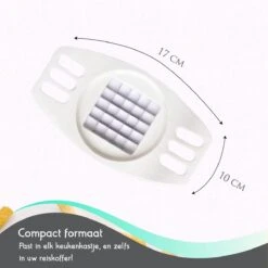 TEN Frietsnijder + EBook Kookboek - Patatsnijder Met RVS Messen - Fritessnijder - Groentesnijder En Uiensnijder - Verse Friet Airfryer Wit -Merkloos Winkel 1200x1200 2363