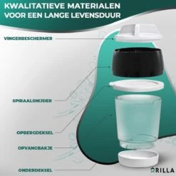 Spirelli Spiraalsnijder - Spiralizer Voor Groenten – Courgette Snijder XL -Zwart/Wit -Merkloos Winkel 1200x1200 2370