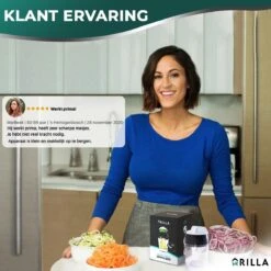 Spirelli Spiraalsnijder - Spiralizer Voor Groenten – Courgette Snijder XL -Zwart/Wit -Merkloos Winkel 1200x1200 2371