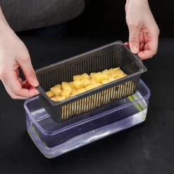 Merkloos Mandoline - Multifunctionele Groentesnijder - Groentesnijder - Keukengerei - Groentesnijder Met Opbergbox - Keukenmandoline - Allessnijder - Snijmachine - Groentehakker - Slicer Dicer - Groen - Groentesnijder Handmatig 11 Merkloos Mandoline - Multifunctionele Groentesnijder - Groentesnijder - Keukengerei - Groentesnijder Met Opbergbox - Keukenmandoline - Allessnijder - Snijmachine - Groentehakker - Slicer Dicer - Groen - Groentesnijder Handmatig -Merkloos Winkel 1200x1200 2396