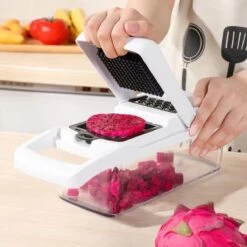 Mmoods Luxe Mandoline - Groentesnijder Voor Keuken - Keukensnijder Voor Groenten En Fruit - Groentesnijder - 19 Instelbare Raspen - Uiensnijder - Spiraalsnijder - Frietsnijder -Merkloos Winkel 1200x1200 2413